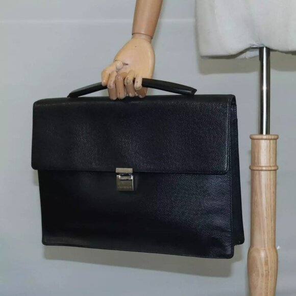 LOUIS VUITTON Taiga Porte Documents Angara Briefcase Ardoise - Picture 1 of 16